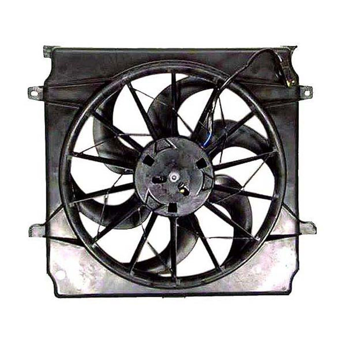 Omix 17102.55 Fan Assembly; Incl. Fan/Motor/Shroud; - Truck Part Superstore