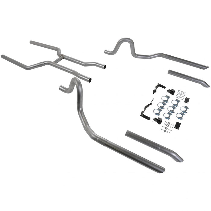 Flowmaster 17107 Header-Back Pipe Kit - Truck Part Superstore