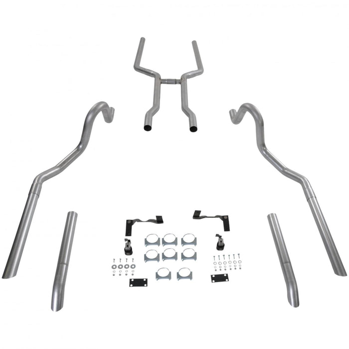 Flowmaster 17107 Header-Back Pipe Kit - Truck Part Superstore