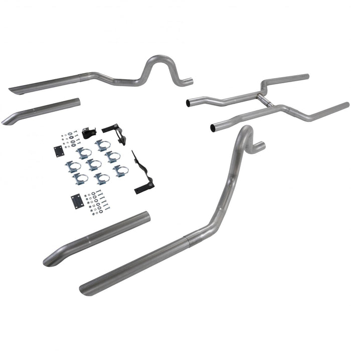 Flowmaster 17107 Header-Back Pipe Kit - Truck Part Superstore