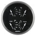 AutoMeter 1710 GAUGE; QUAD; 5in.; 240OE-33OF; ELEC; OLD TYME BLACK - Truck Part Superstore