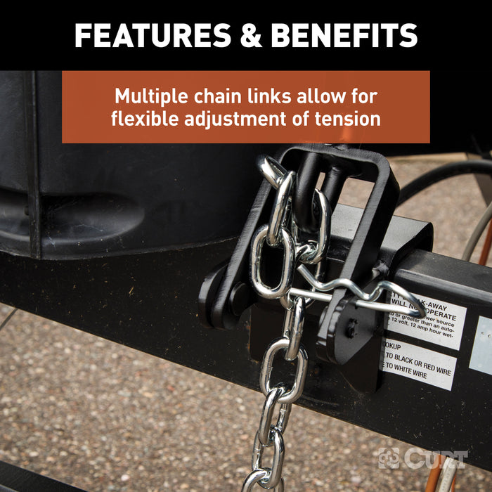 CURT 17111 CURT 17111 Replacement Weight Distribution Hitch Chain Kit - Truck Part Superstore