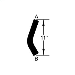 Omix 17114.87 Radiator Hose; Lower; - Truck Part Superstore