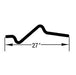Omix 17116.55 Heater Hose; Return; 27 in.; Black; [Available While Supplies Last]; - Truck Part Superstore