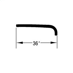 Omix 17116.59 Heater Hose; Supply; Black; - Truck Part Superstore