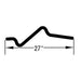 Omix 17116.55 Heater Hose; Return; 27 in.; Black; [Available While Supplies Last]; - Truck Part Superstore