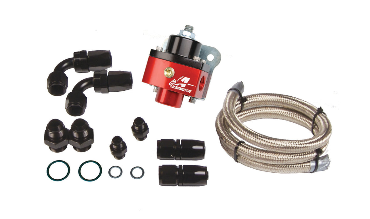 Aeromotive Fuel System 17120 SS-Series Dead-Head Regulator & Line Kit - Truck Part Superstore