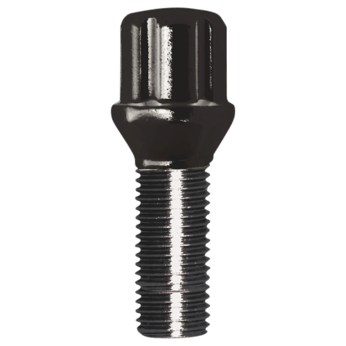 Gorilla Automotive 17142SDBC SPLINE LUG BOLT 14-1.25 32MM BLK BULK - Truck Part Superstore