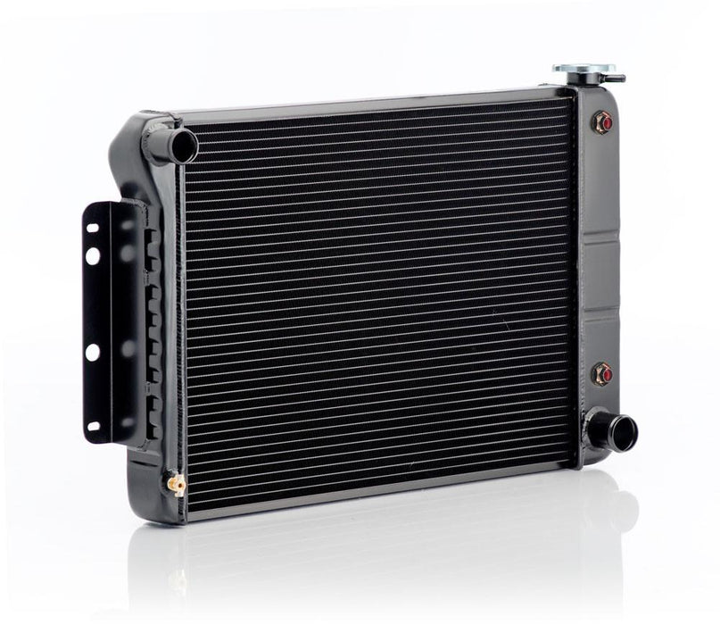 Be Cool 17168 Camaro Crossflow Radiator 67-69 BB Camaro Automatic OE Series Black Finish Be Cool Radiator - Truck Part Superstore