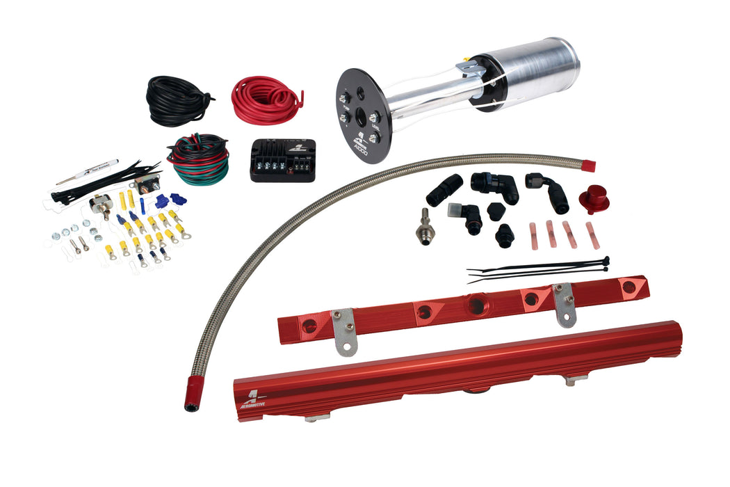 Aeromotive Fuel System 17175 System, C6 Corvette, 18670 A1000, 14114 LS-2 Rails, 16306 PSC & Misc. Fittings. - Truck Part Superstore