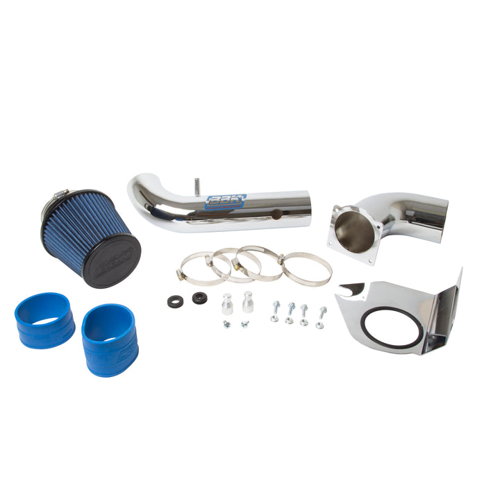 BBK Performance Parts 1717 1994-1998 FORD MUSTANG 3.8L V6 COLD AIR INTAKE (POWDER CHROME) - Truck Part Superstore
