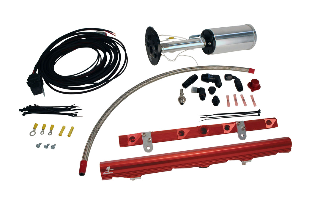 Aeromotive Fuel System 17182 03-13 Corvette Stealth Eliminator Race Fuel System with LS2 Fuel Rails - Truck Part Superstore