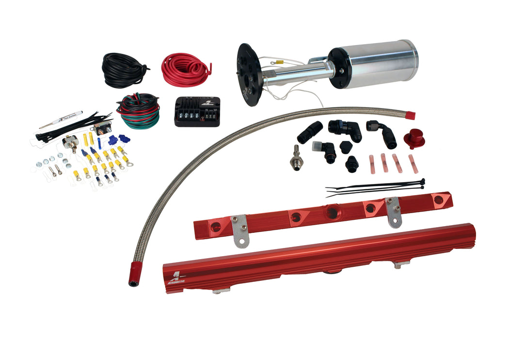 Aeromotive Fuel System 17183 03-13 Corvette Stealth Eliminator Street Fuel System with LS2 Fuel Rails - Truck Part Superstore