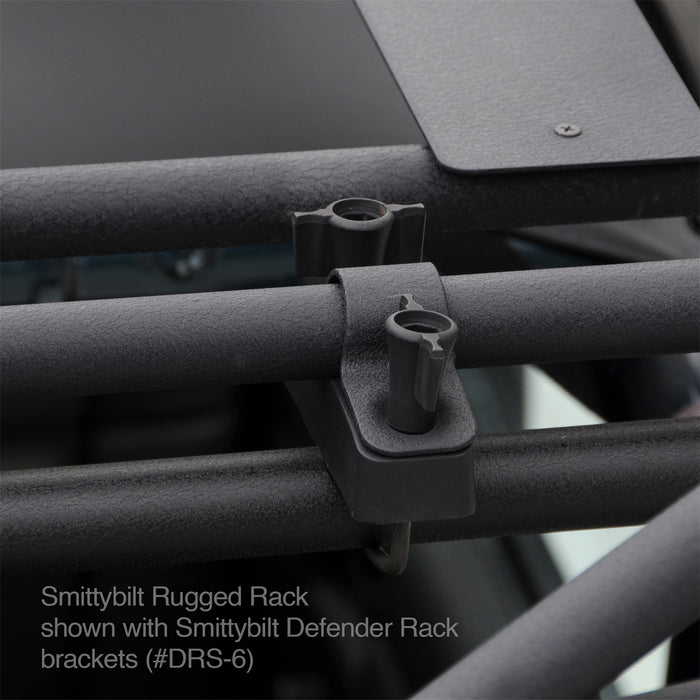 Smittybilt 17185 Rugged Rack Roof Basket 50 X 70  250 Lb Rating Black Smittybilt - Truck Part Superstore