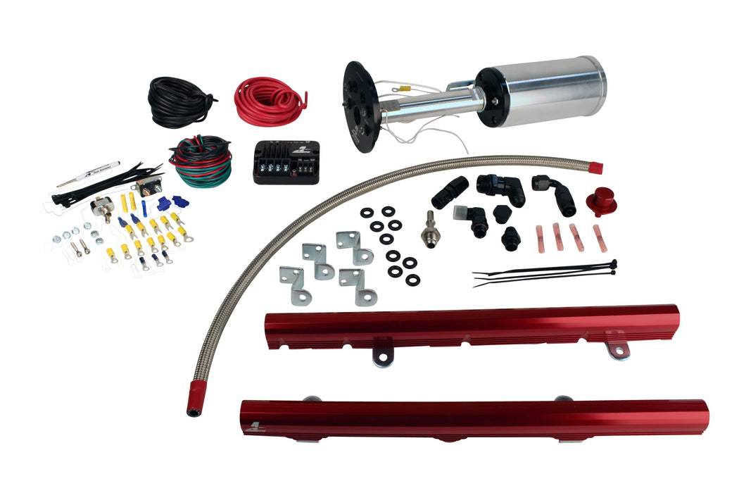 Aeromotive Fuel System 17185 03-13 Corvette Stealth Eliminator Street Fuel System with LS3 Fuel Rails - Truck Part Superstore