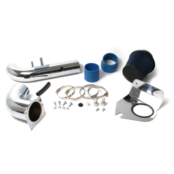 BBK Performance Parts 1718 1996-2004 FORD MUSTANG 4.6L GT COLD AIR INTAKE-FENDERWELL STYLE (POWDER CHROME) - Truck Part Superstore