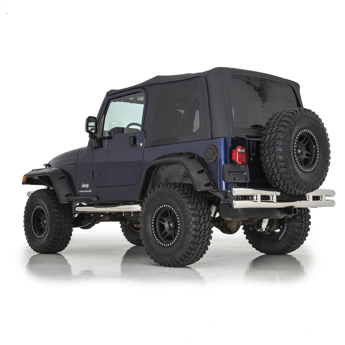 Smittybilt 17190 Fender Flares 97-06 Wrangler TJ/LJ 6 Inch Wide ABS Plastic Textured Black Smittybilt - Truck Part Superstore