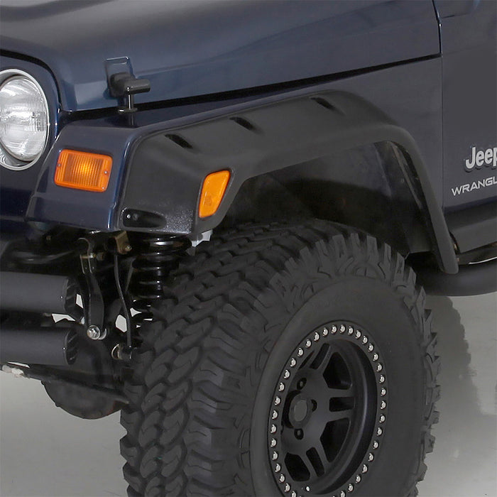 Smittybilt 17190 Fender Flares 97-06 Wrangler TJ/LJ 6 Inch Wide ABS Plastic Textured Black Smittybilt - Truck Part Superstore