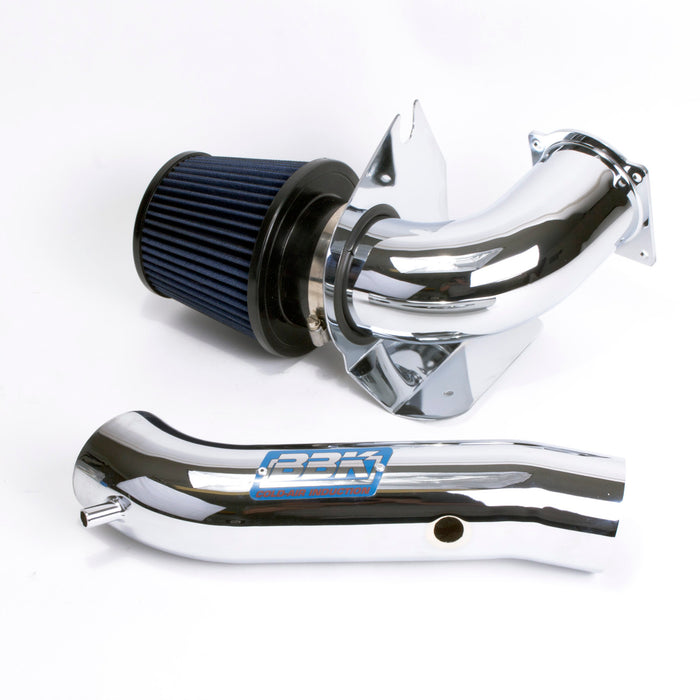 BBK Performance Parts 1719 1999-2004 FORD MUSTANG V6 COLD AIR INTAKE FENDERWELL STYLE (POWDER CHROME) - Truck Part Superstore