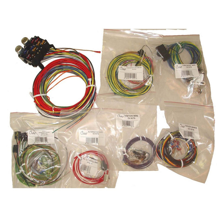 Omix 17203.01 Wiring Harness; Centech Brand; Incl. Wired Fuse Panel; - Truck Part Superstore