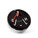 Omix 17209.05 Temperature Gauge; Original Design; Black Face w/Red Pointer; - Truck Part Superstore