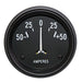 Omix 17210.01 Ampmeter; Inside; Black Face w/White Pointer; -50 To 50; - Truck Part Superstore
