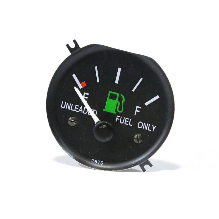 Omix 17210.10 Fuel Gauge; Black Face w/White Pointer; Pressure 0-80; - Truck Part Superstore