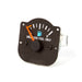 Omix 17210.13 Fuel Gauge; Direct OE Replacement; Black Face w/Red Pointer; - Truck Part Superstore