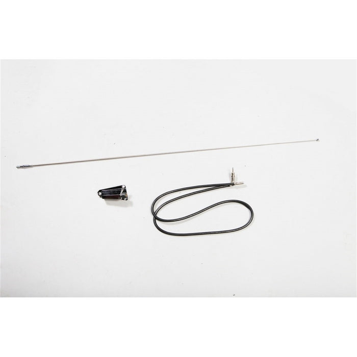Omix 17214.01 Radio Antenna; Front; Chrome; - Truck Part Superstore