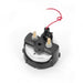 Omix 17215.03 Voltmeter; Black Face w/Red Pointer; - Truck Part Superstore