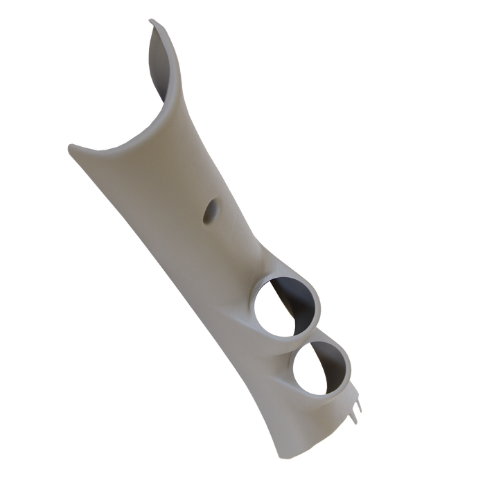 AutoMeter 17218 GAUGE MOUNT; A-PILLAR; FULL; DUAL; 2 1/16in.; TAN; DODGE RAM 10-19 - Truck Part Superstore
