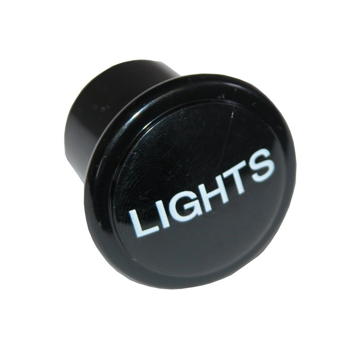 Omix 17234.02 Head Light Switch Knob; Black; - Truck Part Superstore