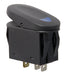 Rugged Ridge 17235.03 Rocker Switch; 2 Position; 3 Prong; 20 Amp; Black w/Blue LED Indicator Light; - Truck Part Superstore