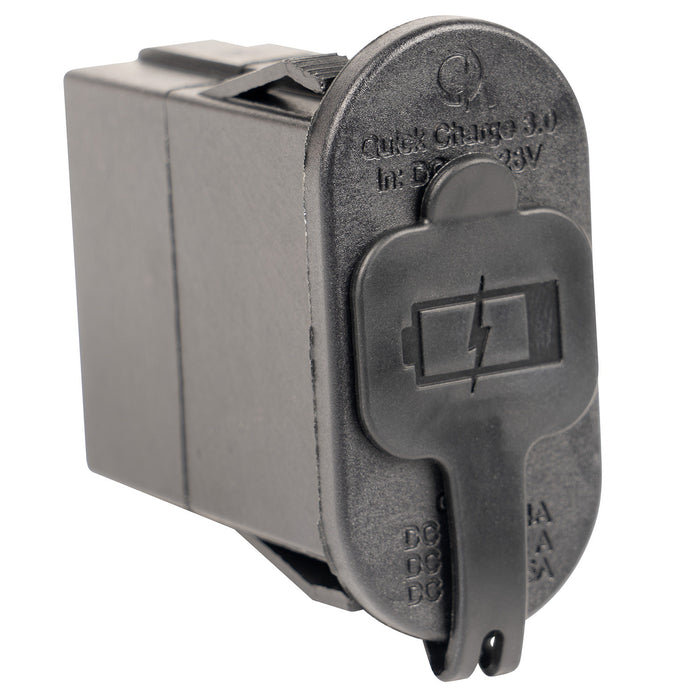 Rugged Ridge 17235.16 Dual USB Port; w/Qi Capabilities 3.0; - Truck Part Superstore