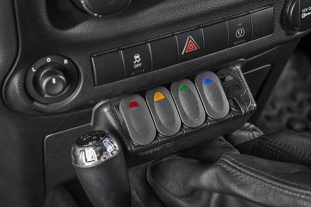 Rugged Ridge 17235.84 Lower Switch Panel Kit - Truck Part Superstore