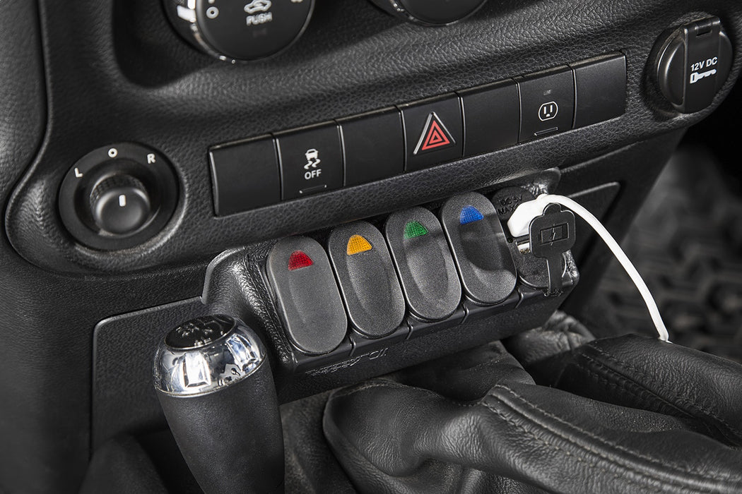 Rugged Ridge 17235.84 Lower Switch Panel Kit - Truck Part Superstore