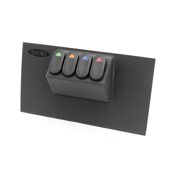Rugged Ridge 17235.85 Lower Switch Panel Kit - Truck Part Superstore