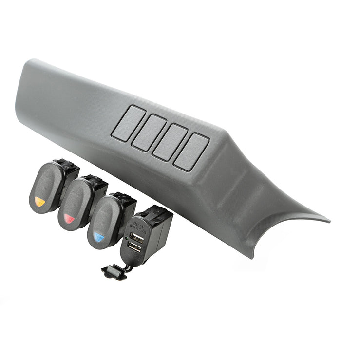 Rugged Ridge 17235.88 A Pillar Switch Pod Kit - Truck Part Superstore