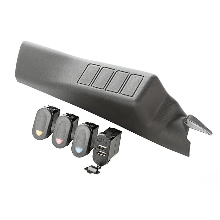 Rugged Ridge 17235.98 A Pillar Switch Pod Kit - Truck Part Superstore