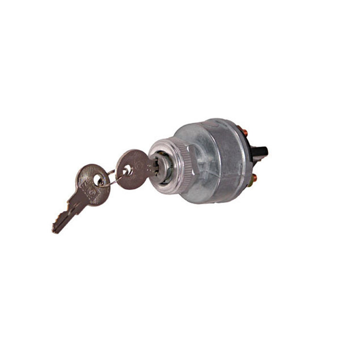 Omix 17250.01 Ignition Lock And Cylinder; w/Keys; Threaded Terminals; - Truck Part Superstore