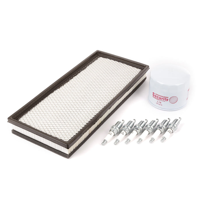 Omix 17256.37 Tune-Up Kit; Incl. Oil Filter/Air Filter/Spark Plugs; - Truck Part Superstore