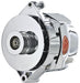 Powermaster Performance 17290-114 Alternator; 17Si; 120 Amp; 95 Idle; 6 Groove Pulley; Chrome; - Truck Part Superstore