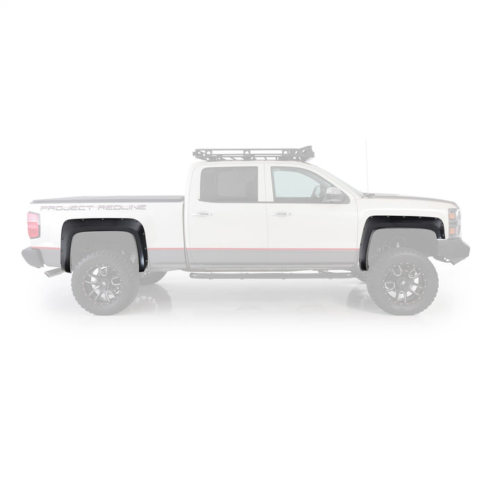 Smittybilt 17291 M1 Fender Flares 14-16 Silverado 5.8FT Bed Front/Rear Bolt On Black Smittybilt - Truck Part Superstore