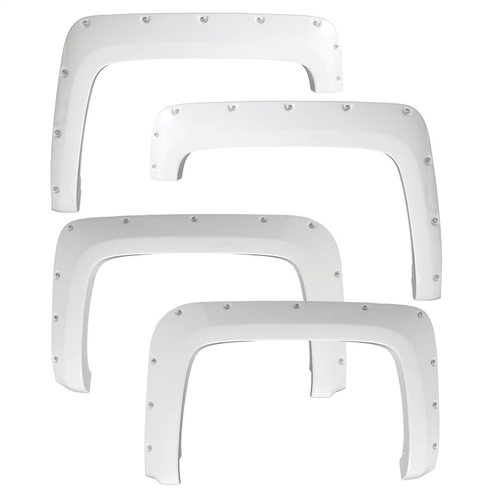 Smittybilt 17291-GAZ M1 Fender Flare; Bolt On; Front And Rear; Summit White; - Truck Part Superstore