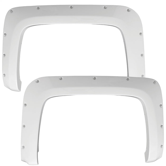 Smittybilt 17291-GAZ M1 Fender Flare; Bolt On; Front And Rear; Summit White; - Truck Part Superstore