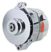 Powermaster Performance 17294-344 Alternator; 12si; 100 Amp; 75 Idle; 1V; Baffle; OE Look; Chrome; - Truck Part Superstore
