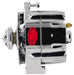 Powermaster Performance 37295 Smooth Look™ Alternator; 12si; 150 Amp; 100 Idle; 1V; Baffle And Cone; Chrome; - Truck Part Superstore