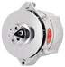 Powermaster Performance 17295 Smooth Look™ Alternator; 12si; 100 Amp; 75 Idle; 1V; Baffle And Cone; Chrome; - Truck Part Superstore