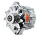 Powermaster Performance 17297-114 Smooth Look™ Alternator; 12si; 100 Amp; 75 Idle; 6 Groove Pulley; Chrome; - Truck Part Superstore