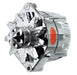 Powermaster Performance 17297-313 Smooth Look™ Alternator; 12si; 100 Amp; 75 Idle; 6 Groove Pulley; Cone; Chrome; - Truck Part Superstore